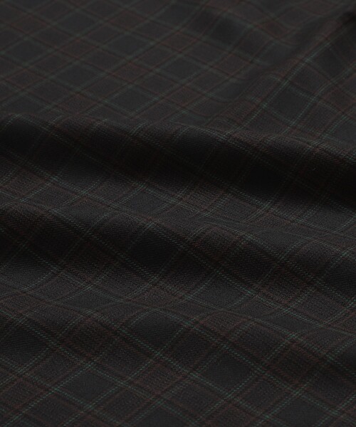 BEAMS（ビームス）の「BEAMS / Wool Check Stall（ストール/ショール・メンズ・ダークブラウン・ONE SIZE）」の12枚目の写真