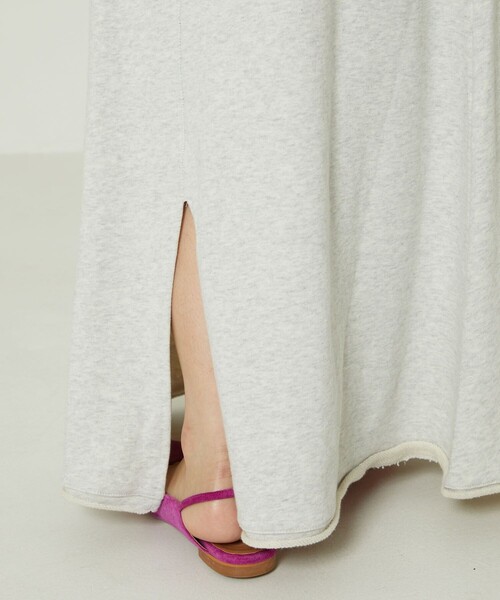 FREAK'S STORE（フリークスストア）の「裏毛マキシスカート（スカート・レディース・ピンク系その他/グレー/オフホワイト/ブラック・ﾌﾘ-）」の17枚目の写真