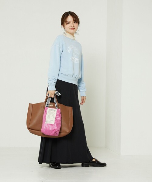 FREAK'S STORE（フリークスストア）の「裏毛マキシスカート（スカート・レディース・ピンク系その他/グレー/オフホワイト/ブラック・ﾌﾘ-）」の15枚目の写真