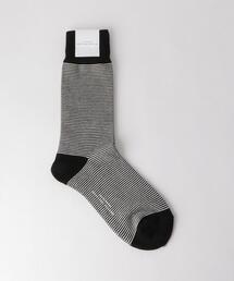 green label relaxing | ＜green label relaxing＞ARM ミドルゲージ ミジンボーダー ソックス(ソックス/靴下)