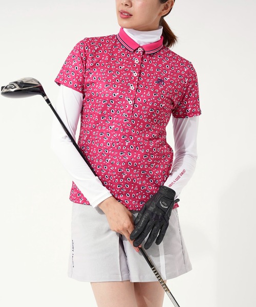 【セール】【FILA GOLF/フィラゴルフ】ワンポイントロゴ アニマル柄 インナーセット 半袖ポロシャツ（ポロシャツ）｜FILA（フィラ）