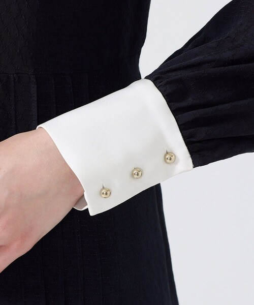 LOVELESS（ラブレス）の「ネイビークレリック シャツカラードレス（ワンピース・レディース・ネイビー・36/34）」の3枚目の写真