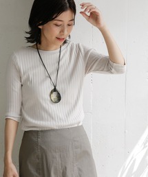 URBAN RESEARCH DOORS | 針抜き6分袖カットソー(Tシャツ/カットソー)