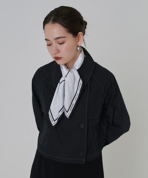 TINA：JOJUN（ティーナジョジュン）の「オリジナル柄 スカーフ TINA：JOJUN（バンダナ/スカーフ・レディース・ホワイト/ブラック/ベージュ/グリーン/ブラウン・F）」の19枚目の写真