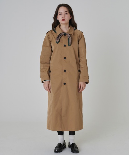 TINA：JOJUN（ティーナジョジュン）の「オリジナル柄 スカーフ TINA：JOJUN（バンダナ/スカーフ・レディース・ホワイト/ブラック/ベージュ/グリーン/ブラウン・F）」の14枚目の写真