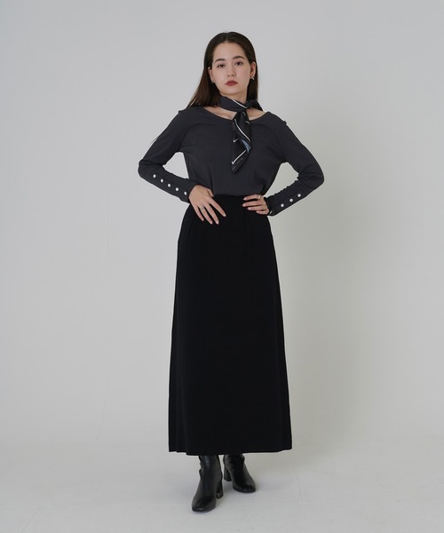 TINA：JOJUN（ティーナジョジュン）の「オリジナル柄 スカーフ TINA：JOJUN（バンダナ/スカーフ・レディース・ホワイト/ブラック/ベージュ/グリーン/ブラウン・F）」の11枚目の写真