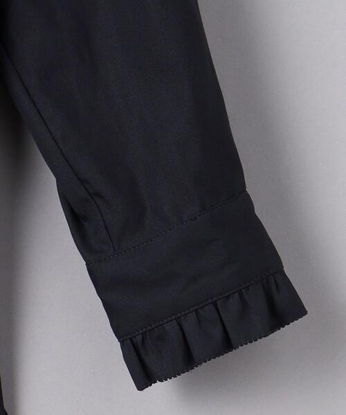 UNITED ARROWS（ユナイテッドアローズ）の「＜UNITED ARROWS＞C スタンドカラー フリル ブラウス W†（シャツ/ブラウス・レディース・その他2/ホワイト/ネイビー/その他1・38/36）」の8枚目の写真