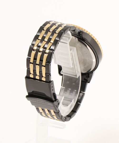 ARMITRON NEWYORK（アーミトロンニューヨーク）の「ARMITRON アナログ メンズドレスウォッチ（アナログ腕時計・メンズ・ブラック×ゴールド・FREE）」の2枚目の写真