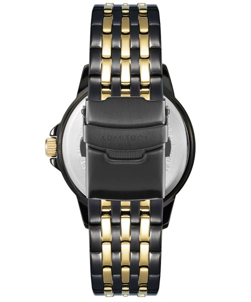 ARMITRON NEWYORK（アーミトロンニューヨーク）の「ARMITRON アナログ メンズドレスウォッチ（アナログ腕時計・メンズ・ブラック×ゴールド・FREE）」の3枚目の写真