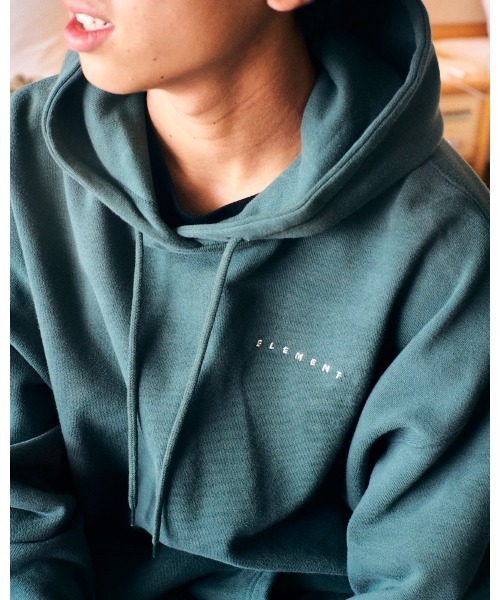 ELEMENT（エレメント）の「ELEMENT メンズ  RELAX HOOD パーカー  【2021年秋冬モデル】/エレメントバックプリントプルオーバーパーカー（パーカー・メンズ・ダークグリーン/ブラック/マルチ・LARGE/X-LARGE/MEDIUM）」の4枚目の写真