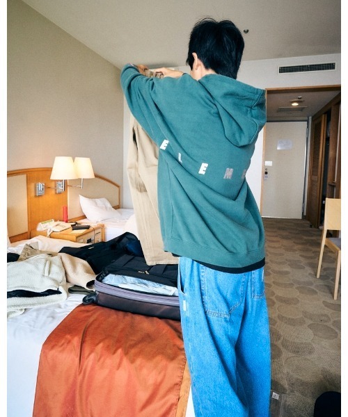 ELEMENT（エレメント）の「ELEMENT メンズ  RELAX HOOD パーカー  【2021年秋冬モデル】/エレメントバックプリントプルオーバーパーカー（パーカー・メンズ・ダークグリーン/ブラック/マルチ・LARGE/X-LARGE/MEDIUM）」の5枚目の写真