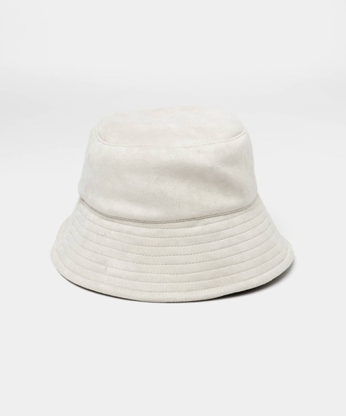 SENSE OF PLACE by URBAN RESEARCH（センスオブプレイスバイアーバンリサーチ）の「エコスエードバケットハット（ハット・メンズ・ブラウン/ライトベージュ/ブラック・ONE）」の3枚目の写真