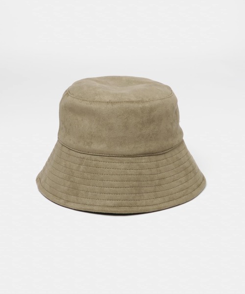 SENSE OF PLACE by URBAN RESEARCH（センスオブプレイスバイアーバンリサーチ）の「エコスエードバケットハット（ハット・メンズ・ブラウン/ライトベージュ/ブラック・ONE）」の5枚目の写真