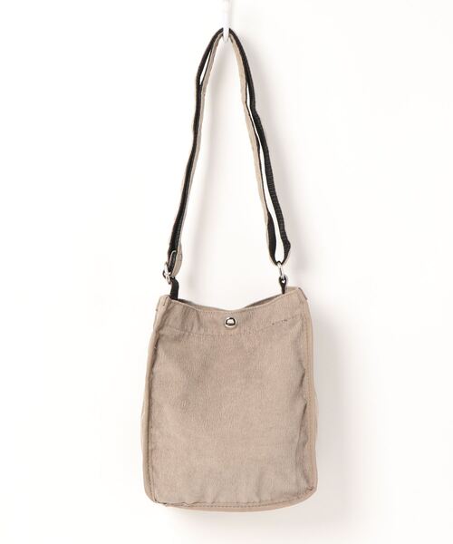 CAMP7（キャンプセブン）の「【CAMP7】コーデュロイロゴショルダーバッグ（ショルダーバッグ・レディース・ベージュ/カーキブラウン・ONE SIZE）」の6枚目の写真