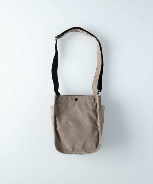 CAMP7（キャンプセブン）の「【CAMP7】コーデュロイロゴショルダーバッグ（ショルダーバッグ・レディース・ベージュ/カーキブラウン・ONE SIZE）」の7枚目の写真