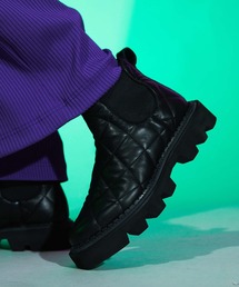 MAISON SPECIAL | 《ユニセックスアイテム》【SPECIAL SHOES FACTORY コラボ】東京産タンクソールサイドゴアキルティングブーツ 【MAISON SPECIAL/メゾンスペシャル】(ブーツ)