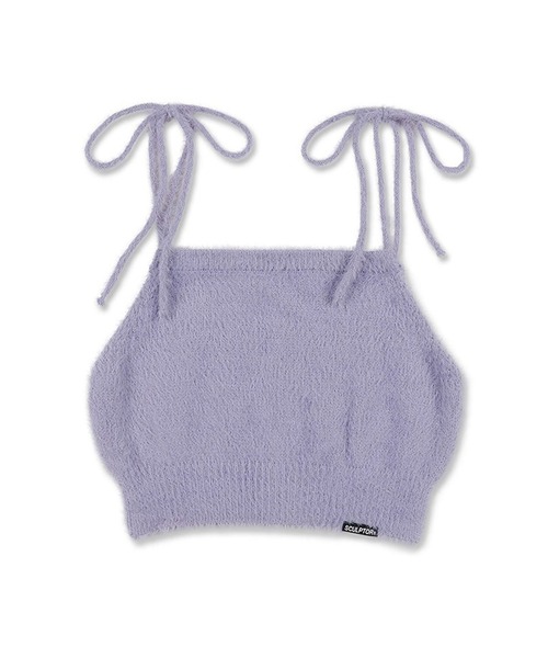 SCULPTOR（スカルプター）の「SCULPTOR Fuzzy Self-Tie Bustier / スカルプター セルフタイ ビスチェ（その他トップス・レディース・グリーン/パープル/ブラック・FREE）」の9枚目の写真