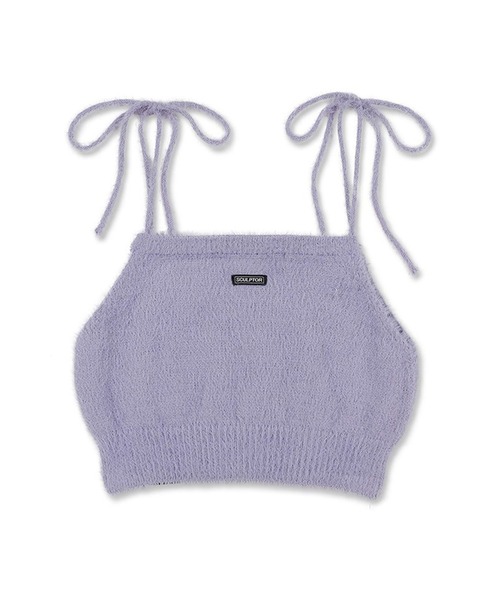 SCULPTOR（スカルプター）の「SCULPTOR Fuzzy Self-Tie Bustier / スカルプター セルフタイ ビスチェ（その他トップス・レディース・グリーン/パープル/ブラック・FREE）」の12枚目の写真