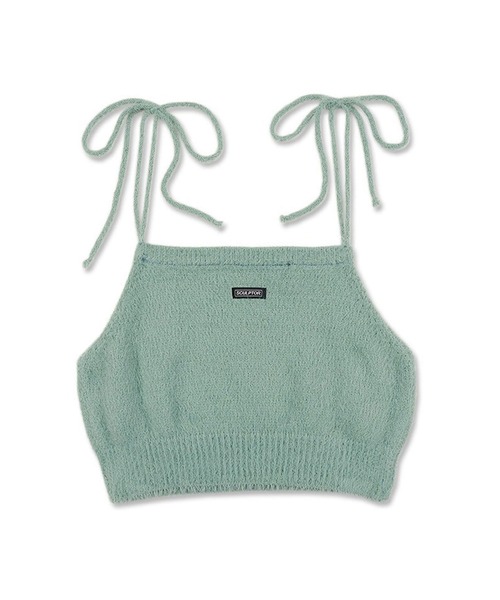 SCULPTOR（スカルプター）の「SCULPTOR Fuzzy Self-Tie Bustier / スカルプター セルフタイ ビスチェ（その他トップス・レディース・グリーン/パープル/ブラック・FREE）」の13枚目の写真