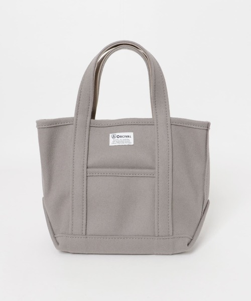 ORCIVAL（オーシバル）の「ORCIVAL　メルトントートバッグ S（トートバッグ・レディース・ブラック/ラベンダー/グレー/アイボリー・ONE）」の3枚目の写真