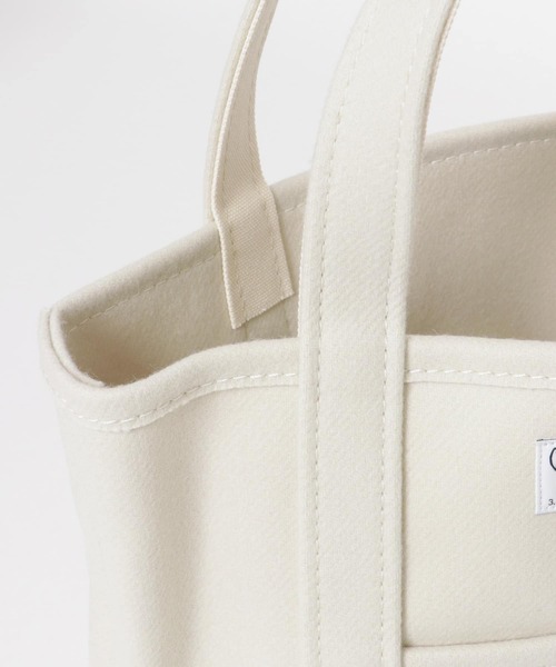 ORCIVAL（オーシバル）の「ORCIVAL　メルトントートバッグ S（トートバッグ・レディース・ブラック/ラベンダー/グレー/アイボリー・ONE）」の7枚目の写真