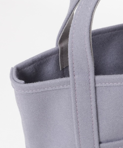 ORCIVAL（オーシバル）の「ORCIVAL　メルトントートバッグ S（トートバッグ・レディース・ブラック/ラベンダー/グレー/アイボリー・ONE）」の12枚目の写真