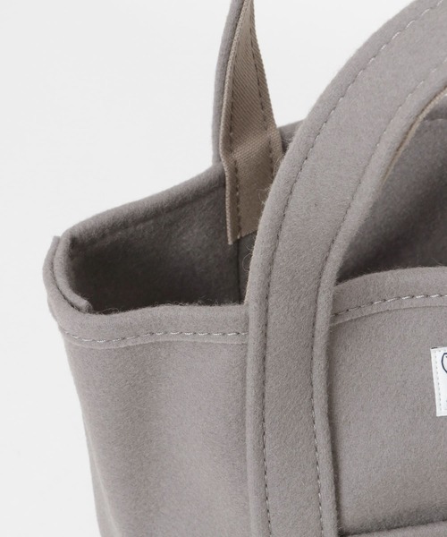 ORCIVAL（オーシバル）の「ORCIVAL　メルトントートバッグ S（トートバッグ・レディース・ブラック/ラベンダー/グレー/アイボリー・ONE）」の9枚目の写真