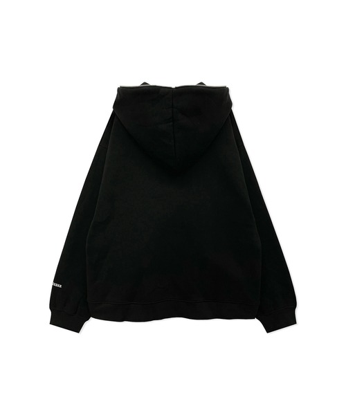 ANDGEEBEE（アンジービー）の「UNISEX フルジップパーカー（パーカー・レディース・チャコールグレー/ブラック・MEDIUM）」の5枚目の写真