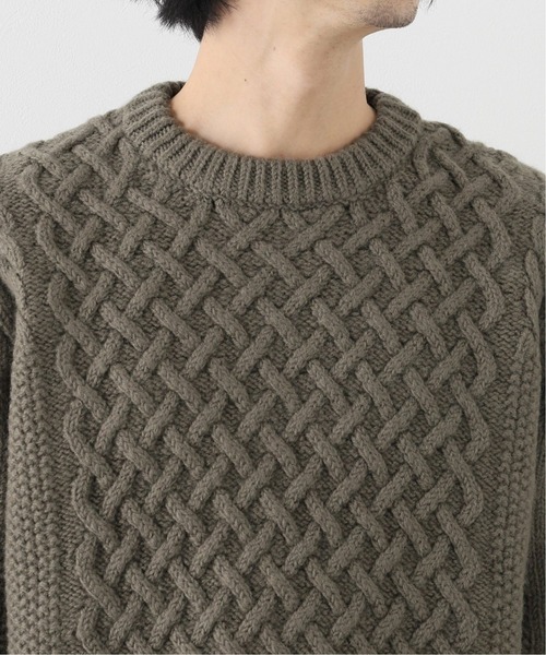 Walenode アランセーター Mongolian wool　ウェルノード　1 walenode / ウェルノード 】Mongolian wool アランセーター