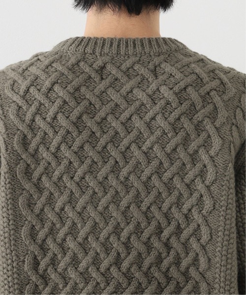 Walenode アランセーター Mongolian wool　ウェルノード　1 walenode / ウェルノード 】Mongolian wool アランセーター