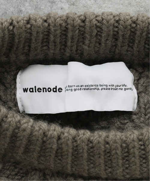 walenode / ウェルノード 】Mongolian wool アランセーター