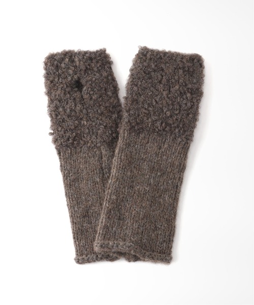 Calimar（カリマール）の「【Calimar/カリマール】BOUCLEPLAIN HAND WARMER：ハンドウォーマー◆（手袋・レディース・ネイビー/ブラウン/グレー・FREE）」の5枚目の写真
