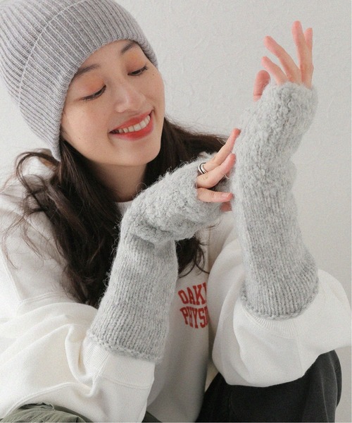 Calimar（カリマール）の「【Calimar/カリマール】BOUCLEPLAIN HAND WARMER：ハンドウォーマー◆（手袋・レディース・ネイビー/ブラウン/グレー・FREE）」の13枚目の写真