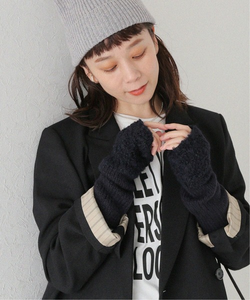 Calimar（カリマール）の「【Calimar/カリマール】BOUCLEPLAIN HAND WARMER：ハンドウォーマー◆（手袋・レディース・ネイビー/ブラウン/グレー・FREE）」の16枚目の写真