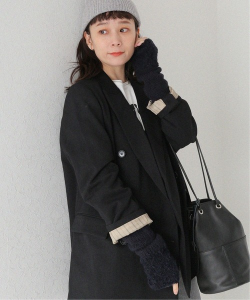 Calimar（カリマール）の「【Calimar/カリマール】BOUCLEPLAIN HAND WARMER：ハンドウォーマー◆（手袋・レディース・ネイビー/ブラウン/グレー・FREE）」の17枚目の写真