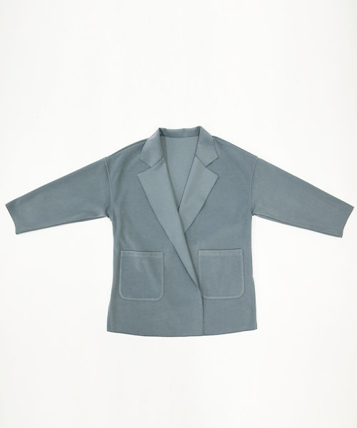 and it_（アンドイット）の「フェイクウールオーバーチェスターコート（チェスターコート・レディース・ブラック/ブルー/ブラウン・M）」の17枚目の写真