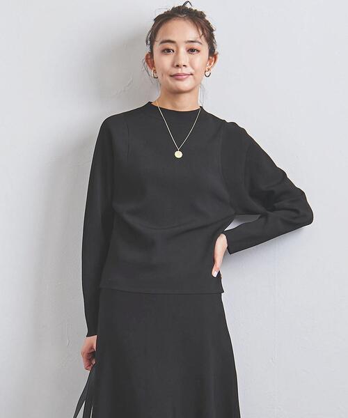UNITED ARROWS GOLF ネイビー ハイネックセーター UNITED ARROWS（ユナイテッドアローズ）の「W/CA ハイネック