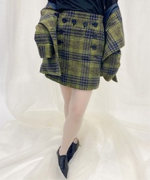 plaid ミニスカート