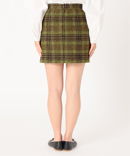 Charles Chaton（シャルルシャトン）の「plaid ミニスカート（スカート・レディース・グリーン・36/34）」の8枚目の写真
