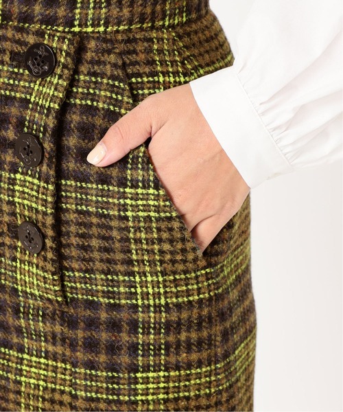 Charles Chaton（シャルルシャトン）の「plaid ミニスカート（スカート・レディース・グリーン・36/34）」の11枚目の写真