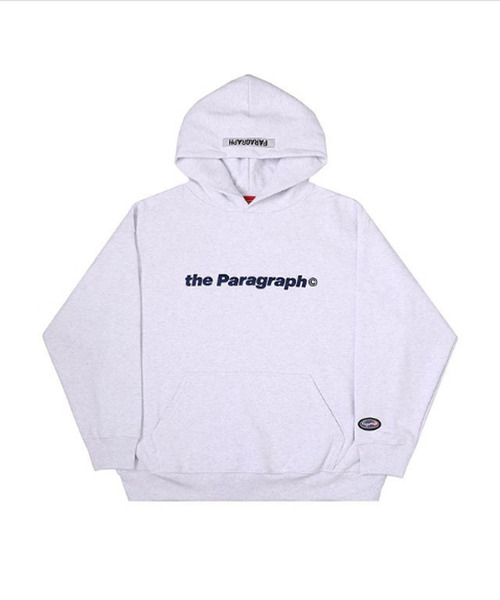 Paragraph（パラグラフ）の「【WEB限定】PARAGRAPH ロゴパーカー（スウェット・メンズ・ライトグレー/グリーン/ブラック/パープル/ブラウン/グレー・ﾌﾘ-）」の3枚目の写真