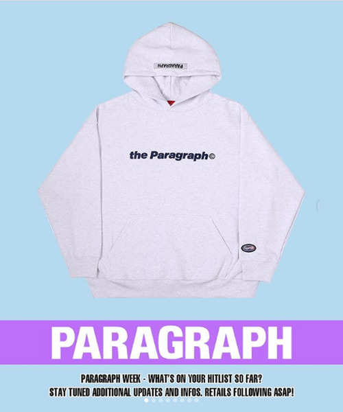 Paragraph（パラグラフ）の「【WEB限定】PARAGRAPH ロゴパーカー 