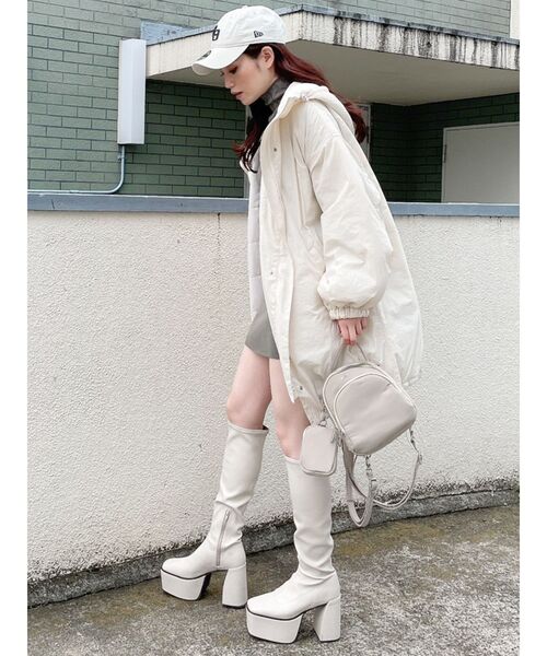 GYDA(ジェイダ)の「ポーチ付ナイロン4WAYリュック(バックパック/リュック・レディース・ブラック/ベージュ・FREE)」の11枚目の写真