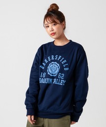 GGD | レトロ プリント 裏起毛 トレーナー(スウェット)