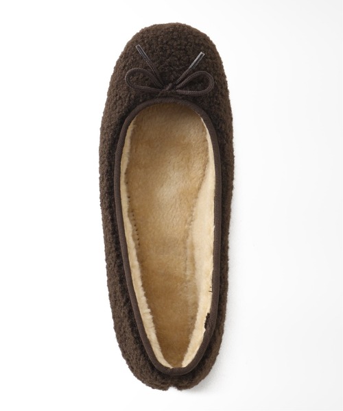 O'Kyti（オキティ）の「【O’KYTI/オキティ】ボアバレエシューズ◆（バレエシューズ・レディース・ブラック/ベージュ/ブラウン・38/36/37）」の10枚目の写真