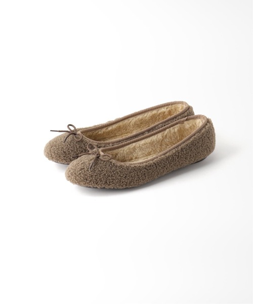 O'Kyti（オキティ）の「【O’KYTI/オキティ】ボアバレエシューズ◆（バレエシューズ・レディース・ブラック/ベージュ/ブラウン・38/36/37）」の14枚目の写真