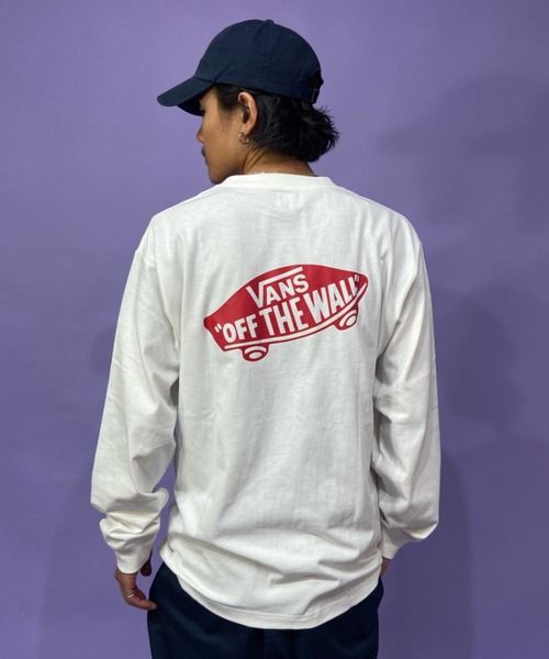 VANS(バンズ)の「【ムラサキスポーツ別注】VANS/バンズ ルーズシルエット プリントロンT 122R1020523(Tシャツ/カットソー・メンズ・ホワイト/ブラック/ベージュ/グレー・M/L/XL/XXL)」の2枚目の写真