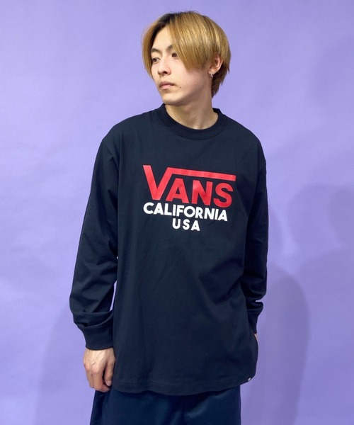 VANS(バンズ)の「【ムラサキスポーツ別注】VANS/バンズ ルーズシルエット プリントロンT 122R1020523(Tシャツ/カットソー・メンズ・ホワイト/ブラック/ベージュ/グレー・M/L/XL/XXL)」の19枚目の写真