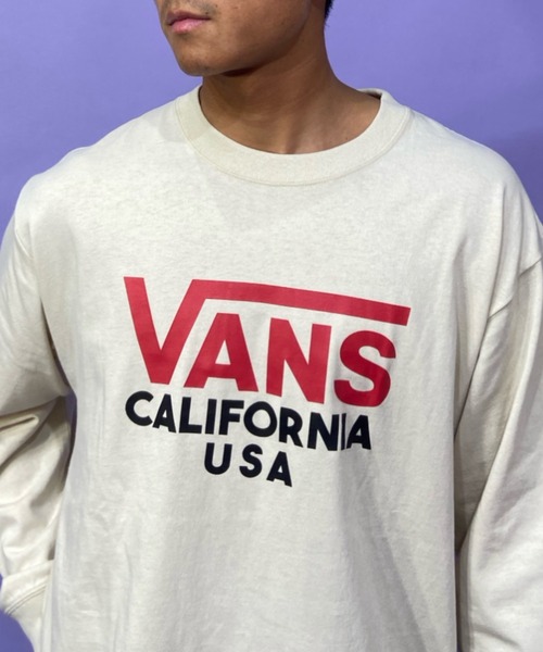 VANS(バンズ)の「【ムラサキスポーツ別注】VANS/バンズ ルーズシルエット プリントロンT 122R1020523(Tシャツ/カットソー・メンズ・ホワイト/ブラック/ベージュ/グレー・M/L/XL/XXL)」の12枚目の写真