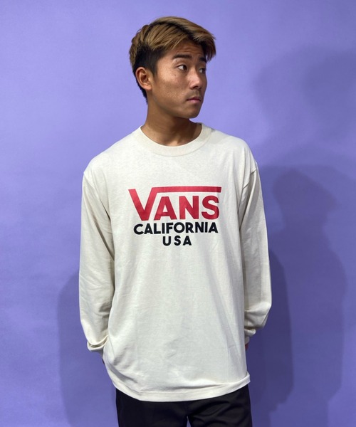 VANS(バンズ)の「【ムラサキスポーツ別注】VANS/バンズ ルーズシルエット プリントロンT 122R1020523(Tシャツ/カットソー・メンズ・ホワイト/ブラック/ベージュ/グレー・M/L/XL/XXL)」の15枚目の写真